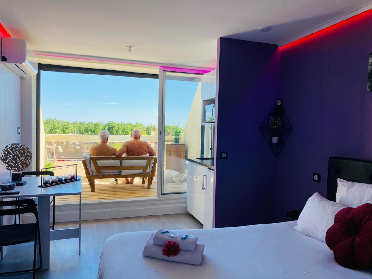 Studio Camp Naturiste Vue Mer, Le Gilyves Cocooning Agde Exterior photo